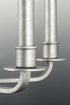 Progress Turnbury P4760 141 4 60 Watt CAND CHANDELIER in Galvanized Finish Finish Model: P4760-141