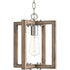 Progress Turnbury P5317 141 1 100 Watt MED MINI PENDANT in Galvanized Finish Finish Model: P5317-141