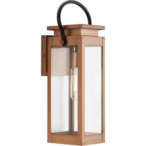 Progress Union Square P560005 169 1 Light WALL LANTERN in Antique Copper (Painted) Finish Model: P560005-169