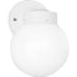 Progress Utility Lantern P5604 30 1 100 Watt MED OD WALL FIXT in White Finish Model: P5604-30