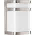 Progress Valera LED P5800 0930K9 1 9 Watt LED WALL LANTERN in Brushed Nickel Finish Model: P5800-0930K9
