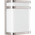 Progress Valera LED P5801 0930K9 1 17 Watt LED WALL LANTERN in Brushed Nickel Finish Model: P5801-0930K9