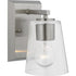 Progress Vertex P300457 009 1 Light BATH in Brushed Nickel Finish Model: P300457-009
