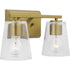 Progress Vertex P300458 009 2 Light BATH in Brushed Nickel Finish Model: P300458-009