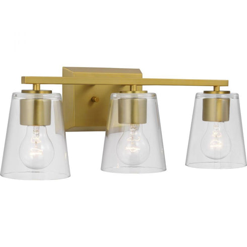 Progress Vertex P300459 009 3 Light BATH in Brushed Nickel Finish Model: P300459-009