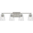 Progress Vertex P300460 009 4 Light BATH in Brushed Nickel Finish Model: P300460-009