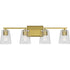 Progress Vertex P300460 009 4 Light BATH in Brushed Nickel Finish Model: P300460-009