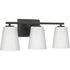 Progress Vertex P300463 009 3 Light BATH in Brushed Nickel Finish Model: P300463-009