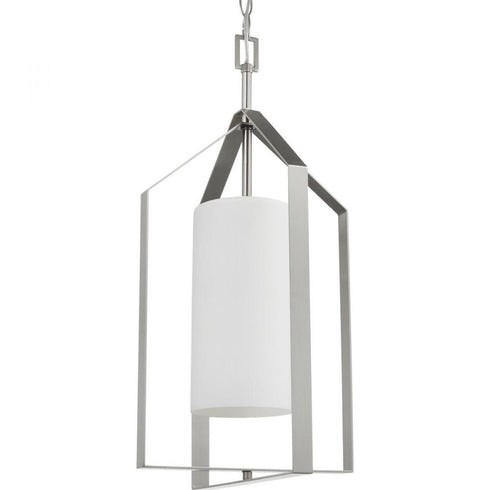 Progress Vertex P500433 009 1 Light FOYER in Brushed Nickel Finish Model: P500433-009