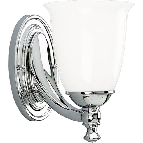 Progress Victorian P3027 09 1 100 Watt MED BATH BRKT in Brushed Nickel Finish Model: P3027-09