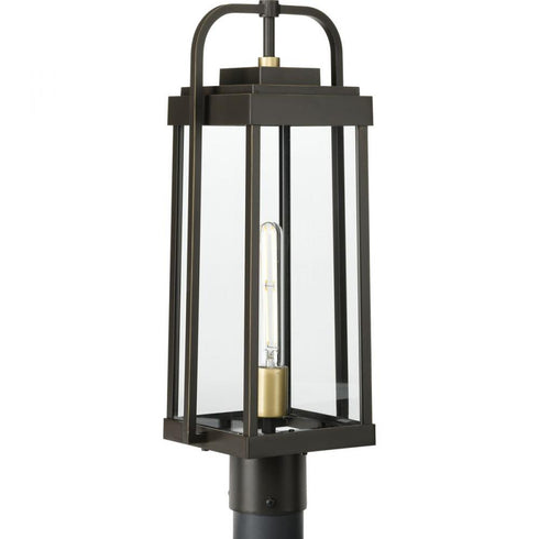Progress Walcott P540090 020 1 60 Watt MED POST LANTERN in Antique Bronze Finish Model: P540090-020