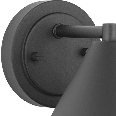 Progress Ward P560296 031 1 Light WALL LANTERN in Textured Black Finish Model: P560296-031