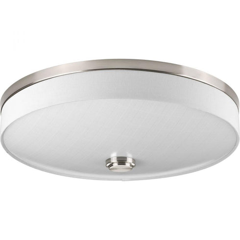 Progress Weaver LED P3611 0930K9 2 17 Watt LED 3000K FLUSH MOUNT in Brushed Nickel Finish Model: P3611-0930K9