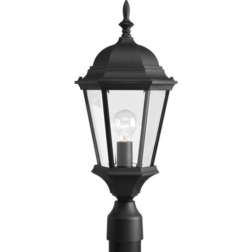 Progress Welbourne P5482 30 1 100 Watt MED POST LANTERN in Textured White Finish Model: P5482-30