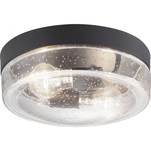 Progress Weldon P550042 031 2 60 Watt MED FLUSH MOUNT in Textured Black Finish Model: P550042-031