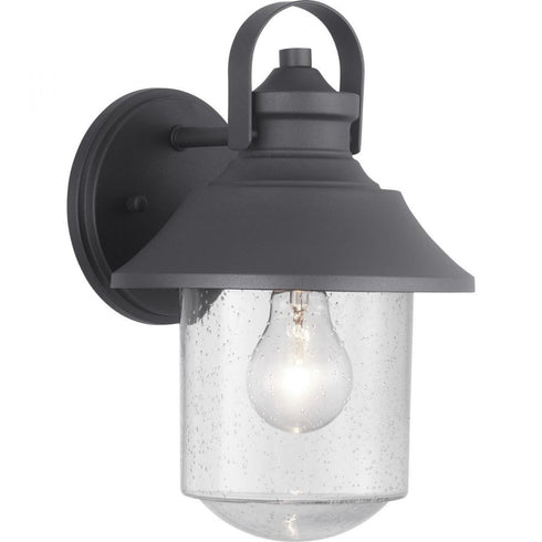 Progress Weldon P560120 031 1 60 Watt MED WALL LANTERN in Textured Black Finish Model: P560120-031