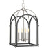 Progress Westfall Collection Four light Medium Foyer Pendant in Graphite Finish Model: P500039-143