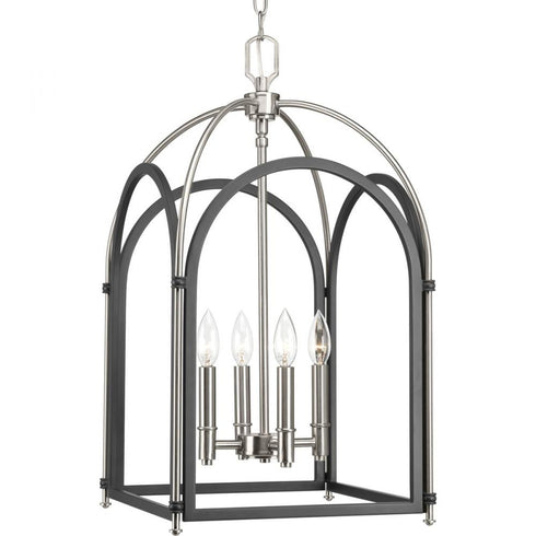 Progress Westfall Collection Four light Medium Foyer Pendant in Graphite Finish Model: P500039-143