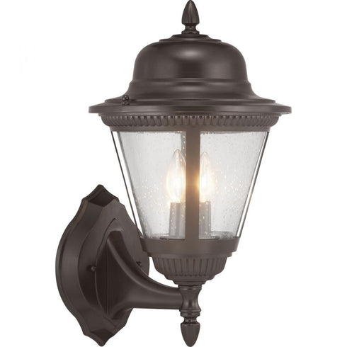 Progress Westport Collection Two Light Medium Wall Lantern in Antique Bronze Finish Model: P560135-020