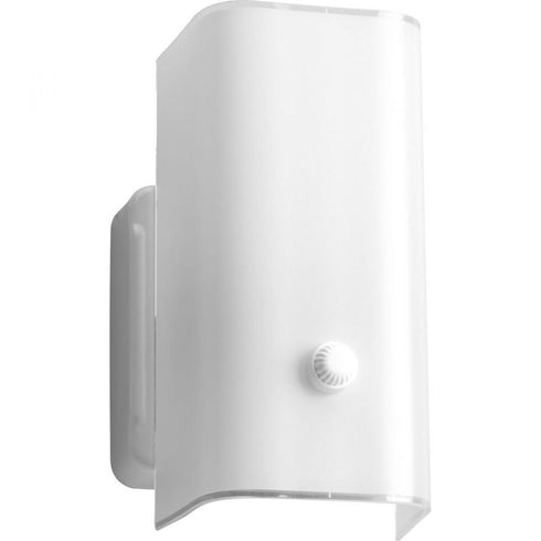 Progress White Glass P3813 30 1 100 Watt MED BATH CHANNEL in White Finish Model: P3813-30