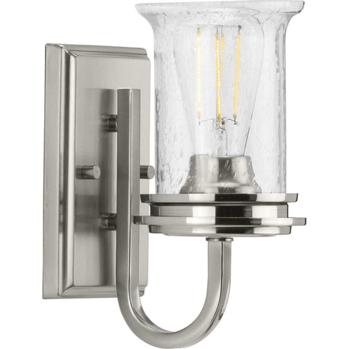 Progress Winslett P300272 009 1 60 Watt MED BATH BRACKET in Brushed Nickel Finish Model: P300272-009