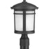 Progress Wish P6424 20 1 100 Watt MED POST LANTERN in Antique Bronze Finish Model: P6424-20