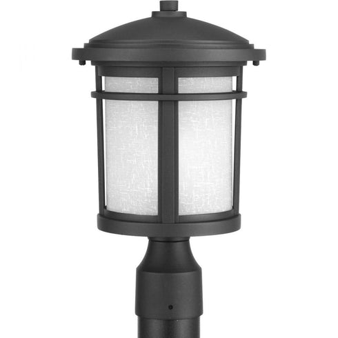 Progress Wish P6424 20 1 100 Watt MED POST LANTERN in Antique Bronze Finish Model: P6424-20