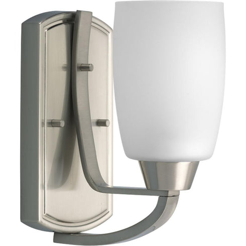 Progress Wisten P2794 09 1 100 Watt MED BATH BRKT in Brushed Nickel Finish Model: P2794-09