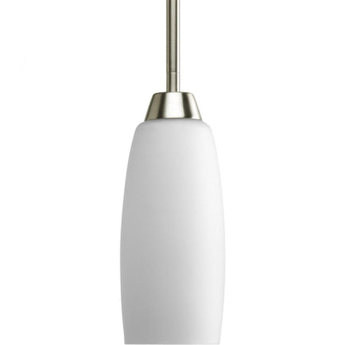 Progress Wisten P5167 09 1 75 Watt MED MINI PENDANT in Brushed Nickel Finish Model: P5167-09