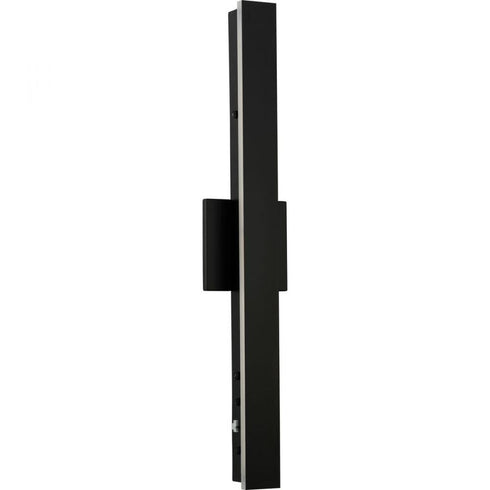 Progress Z-2040 LED Z 2040 Collection LED in Matte Black Contemporary Medium Outdoor Wall Light Model: P560367-31M-CS