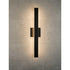 Progress Z-2040 LED Z 2040 Collection LED in Matte Black Contemporary Medium Outdoor Wall Light Model: P560367-31M-CS