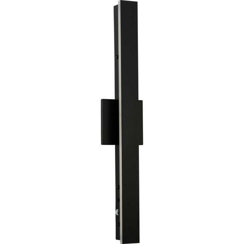 Progress Z-2040 LED Z 2040 Collection LED in Matte Black Contemporary Medium Outdoor Wall Light Model: P560367-31M-CS