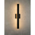 Progress Z-2040 LED Z 2040 Collection LED in Matte Black Contemporary Medium Outdoor Wall Light Model: P560367-31M-CS