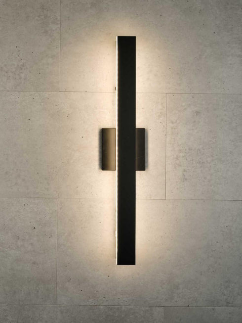 Progress Z-2040 LED Z 2040 Collection LED in Matte Black Contemporary Medium Outdoor Wall Light Model: P560367-31M-CS