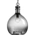 Progress Zin P500064 009 1 100 Watt MED PENDANT in Brushed Nickel Finish Model: P500064-009