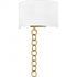 Quoizel Baynes 2 Light in Brushed Gold Wall Sconce Model: QW6798BRG