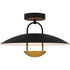 Quoizel Bingham in Brushed Gold Semi Flush Mount Model: BIN1718BRG