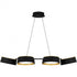 Quoizel Byrnes in Matte Black Linear Chandelier Model: BYS640MBK