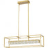Quoizel Dazzle Island Chandelier in Soft Gold Finish Model: PCDZ136SGD