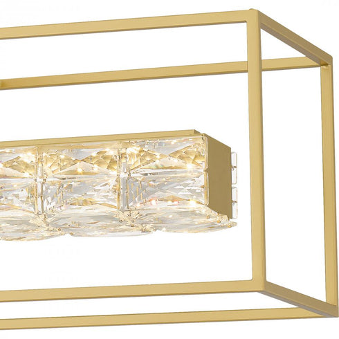 Quoizel Dazzle Island Chandelier in Soft Gold Finish Model: PCDZ136SGD