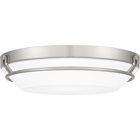 Quoizel Dunbar Flush Mount in Brushed Nickel Finish Model: DNB1616BN