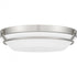Quoizel Dunbar Flush Mount in Brushed Nickel Finish Model: DNB1616BN