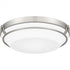 Quoizel Dunbar Flush Mount in Brushed Nickel Finish Model: DNB1616BN