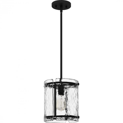 Quoizel Fortress Mini Pendant in Earth Black Finish Model: FTS1509EK