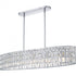 Quoizel Gibson 5 Light in Polished Chrome Linear Chandelier Model: GIB542C