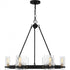 Quoizel Gloucester 6 Light in Matte Black Chandelier Model: GLC5028MBK
