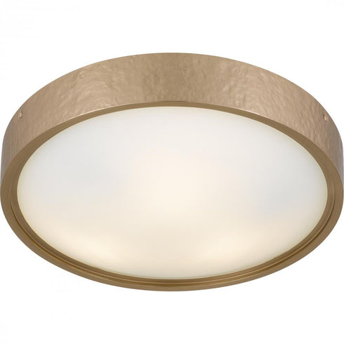 Quoizel Grendelle 3 Light in Bronze Gold Flush Mount Model: QFL6790BGD
