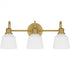 Quoizel Hinton Bath Light in Aged Brass Finish Model: HIN8622AB