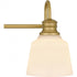 Quoizel Hinton Bath Light in Aged Brass Finish Model: HIN8622AB