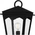 Quoizel Huck 1 Light in Earth Black Outdoor Post Lantern Model: HUK9010EK